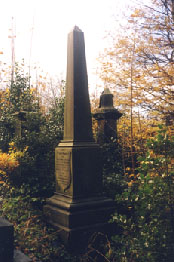 John Hall's family vault in Sheffield General Cemetery